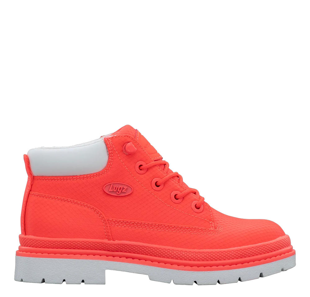 HOT CORAL/WHITE