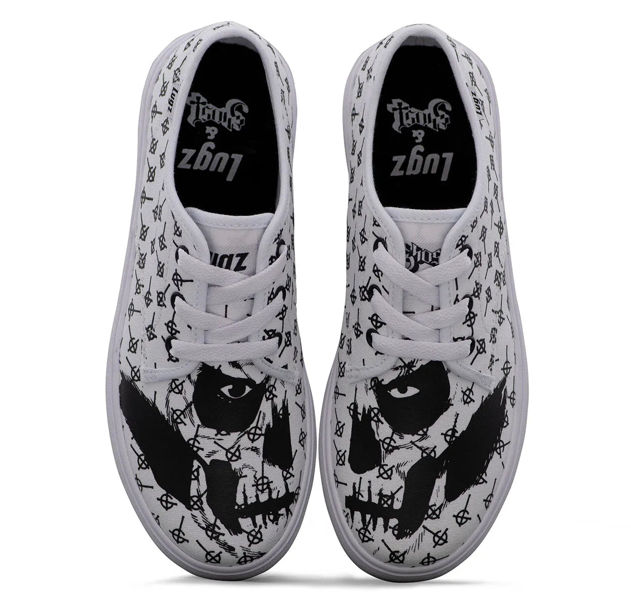 WHITE/BLACK